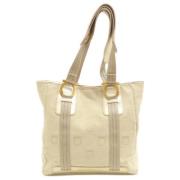 Pre-owned Fabric handbags Salvatore Ferragamo Pre-owned , Beige , Dame...