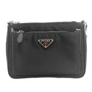 Pre-owned Leather prada-bags Prada Vintage , Black , Dames