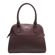 Pre-owned Fabric handbags Salvatore Ferragamo Pre-owned , Brown , Dame...