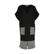 Zwart Gebreid Vest Amélie & Amélie , Black , Dames