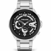 Stainless Steel Quartz Man Watch Police , Gray , Heren