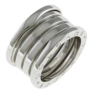 Pre-owned White Gold rings Bvlgari Vintage , Gray , Dames