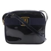 Pre-owned Fabric shoulder-bags Salvatore Ferragamo Pre-owned , Black ,...