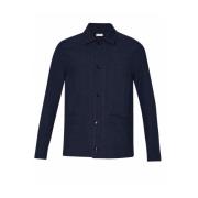 Blauw Linnen Jas Mannen Navy Liu Jo , Blue , Heren