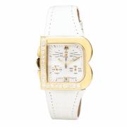 Gouden Dames Quartz Horloge Leren Band Laura Biagiotti , Yellow , Dame...