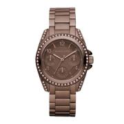 Bruin Roestvrijstalen Dameshorloge Michael Kors , Brown , Dames