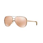 Rose Gold Chelsea Zonnebril met Gekleurde Lenzen Michael Kors , Pink ,...