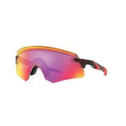 Sportieve Encoder Zonnebril Prizm Road Oakley , Black , Heren