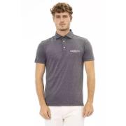 Elegant Grijs Katoenen Poloshirt Baldinini , Gray , Heren