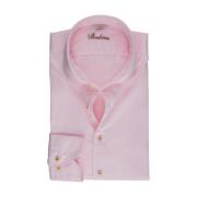 Roze Twill Fitted Body Overhemd Stenströms , Pink , Heren