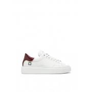 Witte Leren Lage Sneakers D.a.t.e. , White , Dames