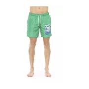 Stijlvol Groen Zwemkleding Bikkembergs , Green , Heren