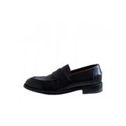 Leren Mocassin met Leren Zool Barrett , Black , Heren