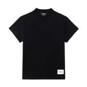 Zwart T-shirt Set Jil Sander , Black , Heren