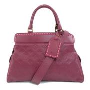 Pre-owned Leather louis-vuitton-bags Louis Vuitton Vintage , Red , Dam...