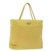 Pre-owned Nylon prada-bags Prada Vintage , Yellow , Dames