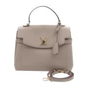 Pre-owned Leather louis-vuitton-bags Louis Vuitton Vintage , Gray , Da...