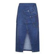 Blauwe A-Lijn Rok JW Anderson , Blue , Dames