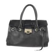 Pre-owned Fabric handbags Jimmy Choo Pre-owned , Black , Dames