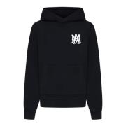 Kern Logo Zwarte Hoodies Amiri , Black , Heren