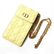 Pre-owned Fabric dior-bags Dior Vintage , Yellow , Dames