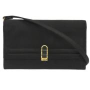 Pre-owned Fabric shoulder-bags Hermès Vintage , Black , Dames