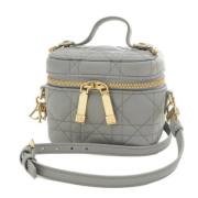 Pre-owned Fabric dior-bags Dior Vintage , Gray , Dames