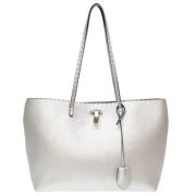 Pre-owned Leather totes Fendi Vintage , Gray , Dames