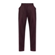 Geplooide broek Victoria Beckham , Red , Dames