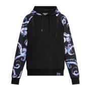 Hoodie Versace Jeans Couture , Black , Heren