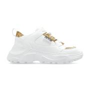 Sportschoenen met logo Versace Jeans Couture , White , Dames