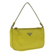 Pre-owned Nylon prada-bags Prada Vintage , Yellow , Dames