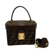 Pre-owned Canvas handbags Fendi Vintage , Brown , Dames