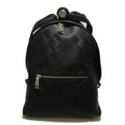 Pre-owned Leather shoulder-bags Fendi Vintage , Black , Dames