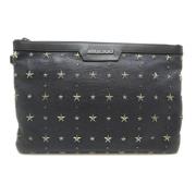 Pre-owned Fabric clutches Jimmy Choo Pre-owned , Black , Dames