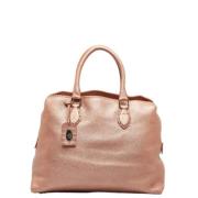 Pre-owned Leather handbags Fendi Vintage , Pink , Dames