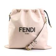 Pre-owned Leather shoulder-bags Fendi Vintage , Pink , Dames