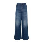 Blauwe Wide Leg Denim Jeans Chloé , Blue , Dames