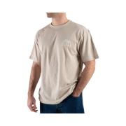 Casual Katoenen T-shirt in Diverse Kleuren Only & Sons , Gray , Heren