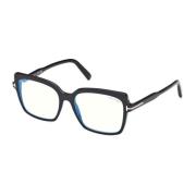 Mode Bril Zwarte Frame Ft5947-B Tom Ford , Black , Dames