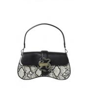 Kleur-Blok Dames Tas met Python Patroon Just Cavalli , Multicolor , Da...