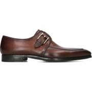 Heren Formele Schoenen Cognac Leer Magnanni , Brown , Heren