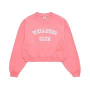 Pink Wellness Club Sweatshirt Sporty & Rich , Pink , Dames