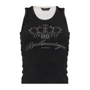 Top met Strass-versiering Balenciaga , Black , Dames