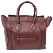 Pre-owned Leather celine-bags Celine Vintage , Red , Dames