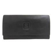 Pre-owned Leather wallets Celine Vintage , Black , Dames