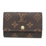 Pre-owned Canvas key-holders Louis Vuitton Vintage , Brown , Dames