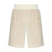 Zijden shorts Helmut Lang , Beige , Dames