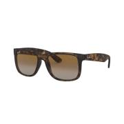 Justin 4165 Zonnebril Bruin-Grijs Havana Ray-Ban , Brown , Heren