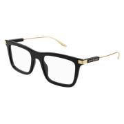 Rechthoekige Optische Brillen Gucci , Black , Unisex